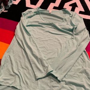 M light blue lularoe shirt